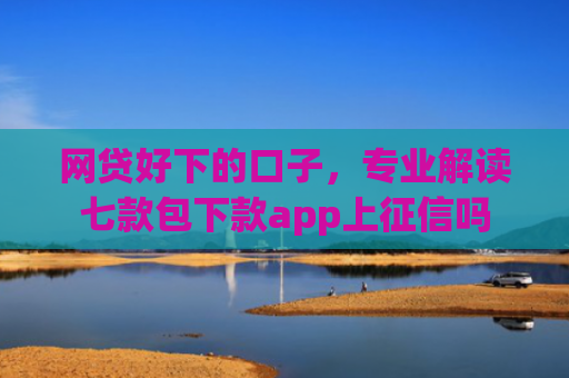 网贷好下的口子，专业解读七款包下款app上征信吗