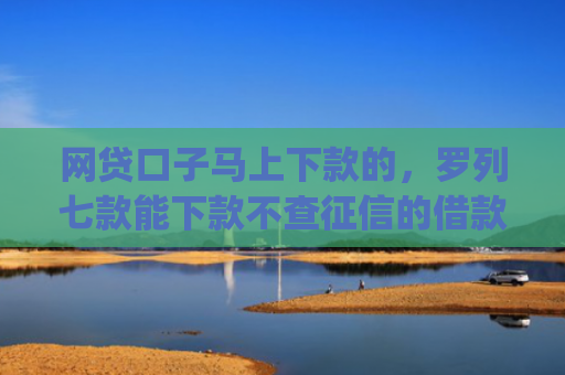 网贷口子马上下款的，罗列七款能下款不查征信的借款app