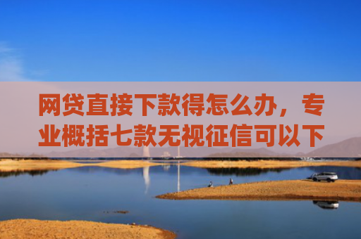 网贷直接下款得怎么办，专业概括七款无视征信可以下款的App贷款