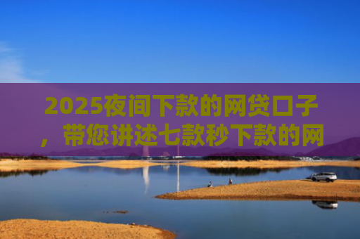2025夜间下款的网贷口子，带您讲述七款秒下款的网贷黑口子
