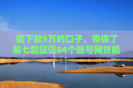 能下款5万的口子，带你了解七款征信84个账号网贷能下款吗
