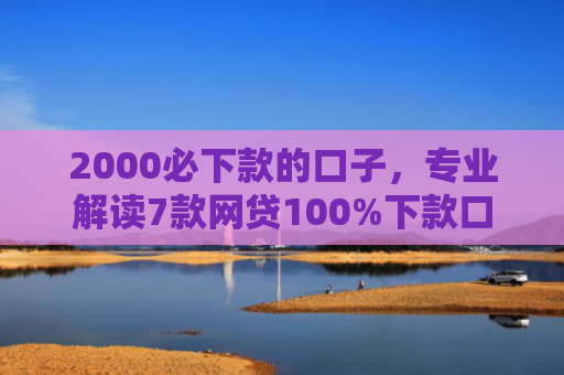 2000必下款的口子，专业解读7款网贷100%下款口子