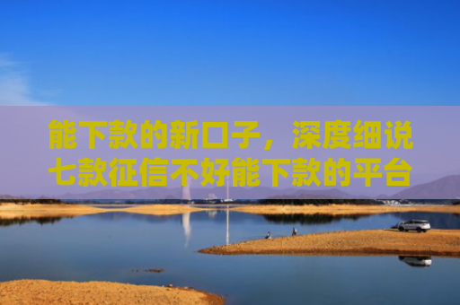 能下款的新口子，深度细说七款征信不好能下款的平台有