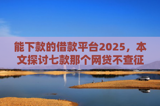 能下款的借款平台2025，本文探讨七款那个网贷不查征信大数据 下款快