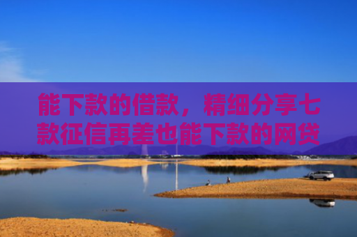 能下款的借款，精细分享七款征信再差也能下款的网贷