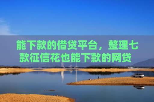 能下款的借贷平台，整理七款征信花也能下款的网贷 ios