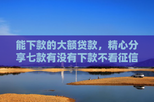 能下款的大额贷款，精心分享七款有没有下款不看征信的网贷平台