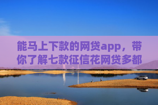 能马上下款的网贷app，带你了解七款征信花网贷多都不下款