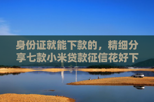 身份证就能下款的，精细分享七款小米贷款征信花好下款吗