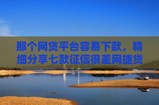 那个网贷平台容易下款，精细分享七款征信很差网捷贷能下款吗