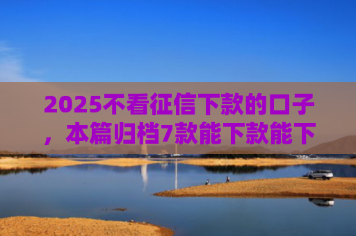 2025不看征信下款的口子，本篇归档7款能下款能下款的网贷口子