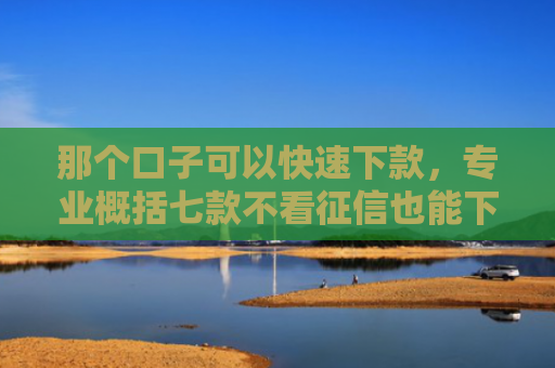 那个口子可以快速下款，专业概括七款不看征信也能下款的网贷