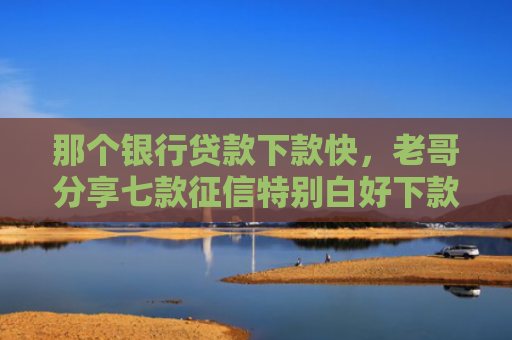 那个银行贷款下款快，老哥分享七款征信特别白好下款的网贷
