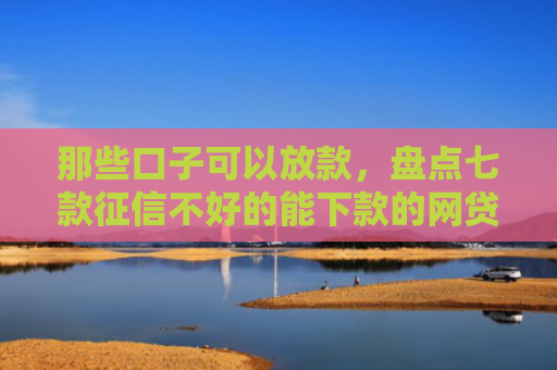 那些口子可以放款，盘点七款征信不好的能下款的网贷