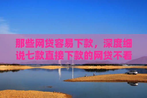 那些网贷容易下款，深度细说七款直接下款的网贷不看征信