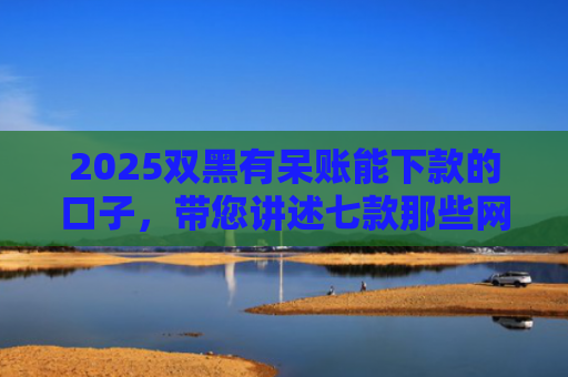 2025双黑有呆账能下款的口子，带您讲述七款那些网贷黑口子好下款