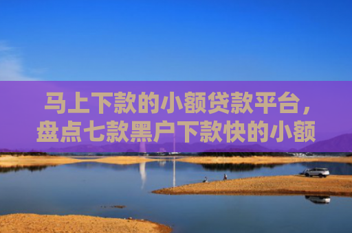 马上下款的小额贷款平台，盘点七款黑户下款快的小额贷款